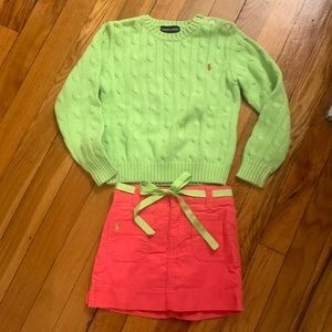 Little girls 4T Ralph Lauren set